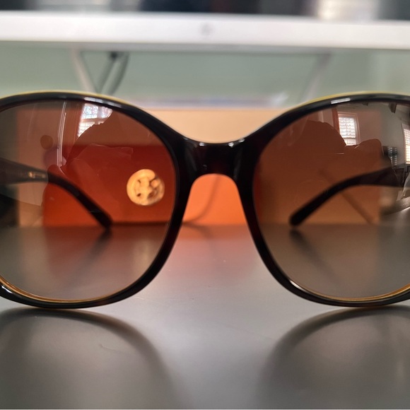 Tory Burch Dark Tortoise Sunglasses - Picture 6 of 10